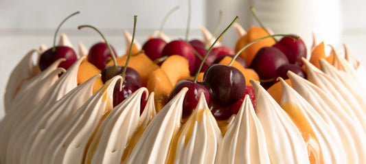 Banhoek Chilli Oil Berry Pavlova with Caramel Chilli Drizzle