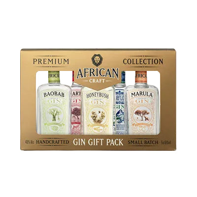 African Craft Gin Gift 5 Pack 250ml