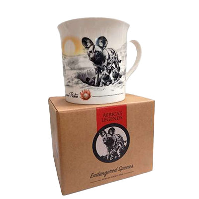 Africas Legends Coffee Mug Wild Dog