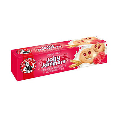 Bakers Jolly Jammers Rasberry 200g