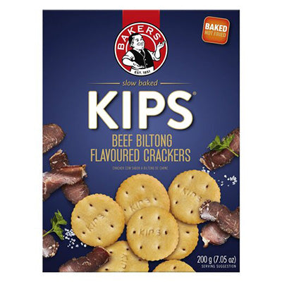 Bakers Kips Beef Biltong 200g