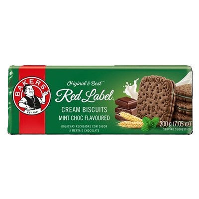Bakers Red Label Mint Creams 200g