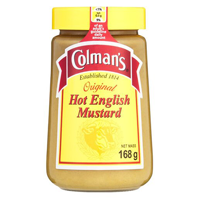 Colmans Hot English Mustard 168g