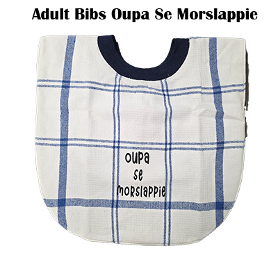 Die Vadoek Look Adult Bibs Oupa Se Morslapp