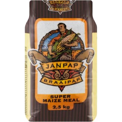 Janpap Braaipap Super Maize Meal 2.5kg