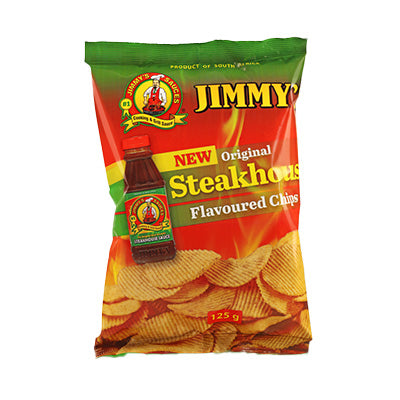Jimmy's Chips Steakhouse 125g - BB: 28/01/2026