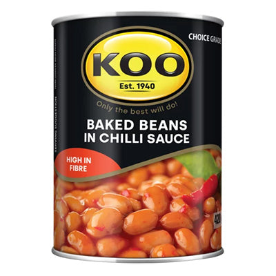 Koo Baked Beans in Chilli Sauce 420g