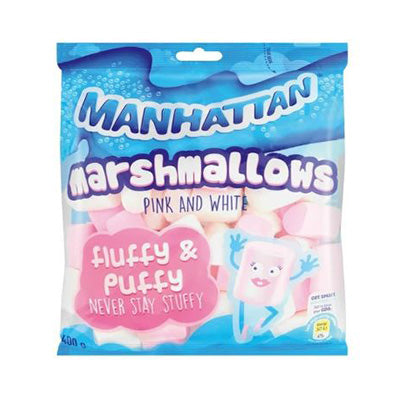 Manhattan Pink & White Marshmallows 400g