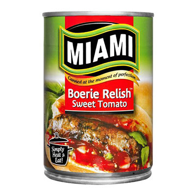 Miami Boerie Relish Plain 450g