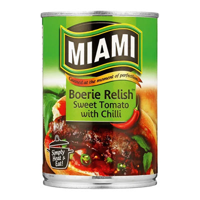 Miami Boerie Relish with Chilli 450g