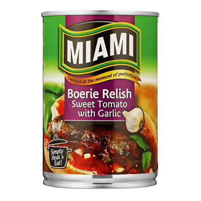 Miami Boerie Relish with Garlic 450g