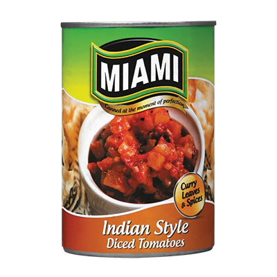Miami Indian Style Peeled Diced Tomatoes 410g