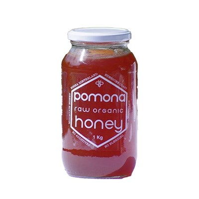Pomona Honey Glass Jar 1kg