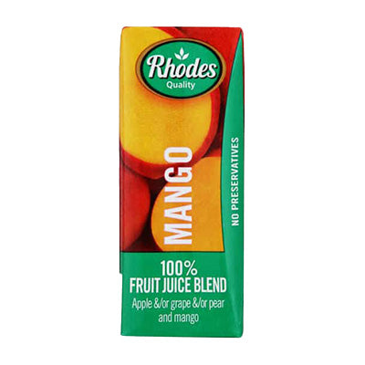 Rhodes Fruit Juice Mango 200ml