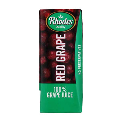 Rhodes Fruit Juice Red Grape 200ml