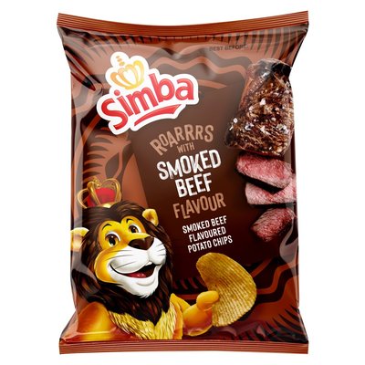 Simba Chips Smoked Beef 125g - BB: 20/02/2024