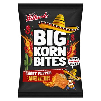 Willards Big Korn Bites Ghost Pepper 120g - BB: 14/10/2025