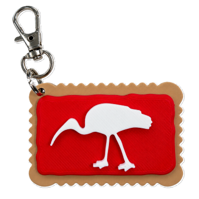Zoo Biscuit Keyring