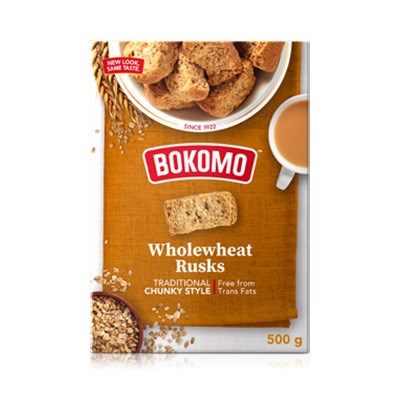 Bokomo Rusks Whole Wheat 500g
