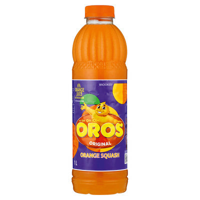 Brookes Oros Orange Squash 1L