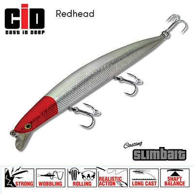 CID Slimbait 175mm 30g Red Head