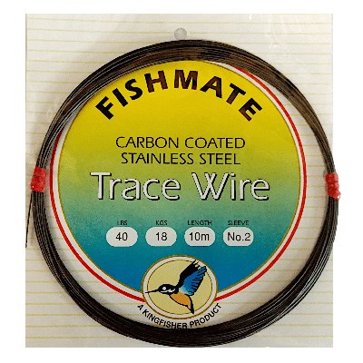 Fish Mate carbon coated wire 10m 40lb
