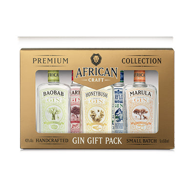 African Craft Gin Gift 5 Pack 250ml
