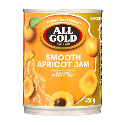 All Gold Smooth Apricot Jam 450g