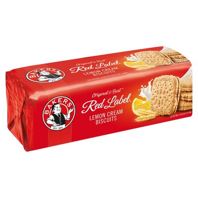 Bakers Red Label Lemon Creams 200g