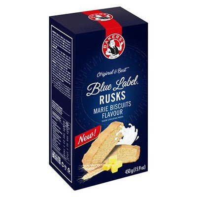 Blue Label Rusk Bakers Blue Label Marie Rusks 450g – Springbok Foods