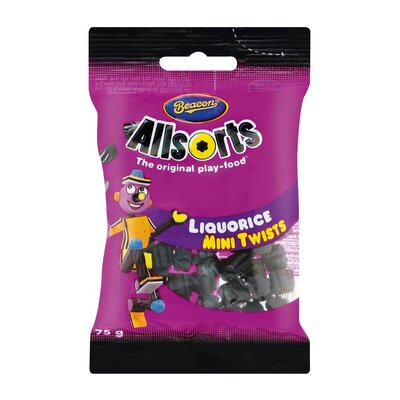 Beacon Liquorice Twists 75g