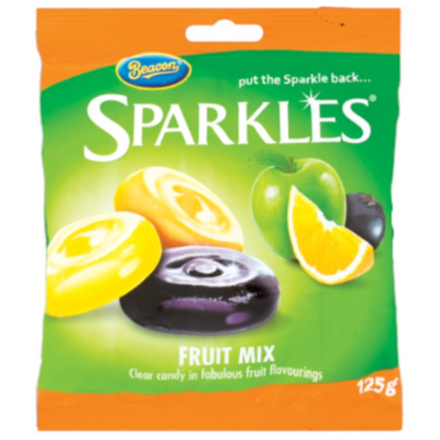 Beacon Sparkles Fruit Mix 125g