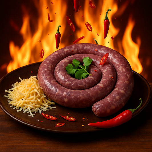 FROZEN Boerewors Cheese (Chilli) 1kg
