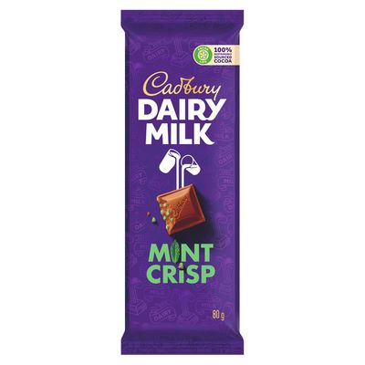 Cadbury Mint Crisp Slab 80g