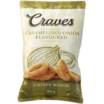 Craves Caramelised Onion Rings 60g