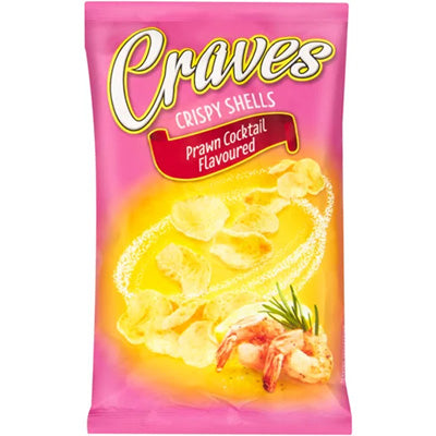 Craves Chips Prawn Shells 100g - BB: