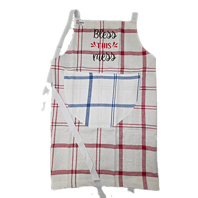 Die Vadoek Look Apron Bless This Mess