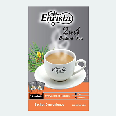 Enrista Rooibos Tea Unsweetended 100g 10's