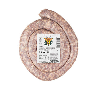 FROZEN Boerewors Plain 1kg