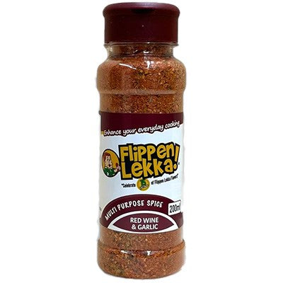 Flippen Lekka Red Wine & Garlic Sprinkle 185g