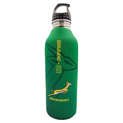 Frosty Springbok Champs Cooler with S/Steel Bottle 750ml