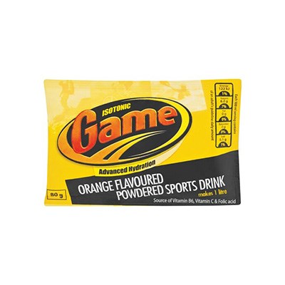Game Powdered Sports Drink Orange 80g