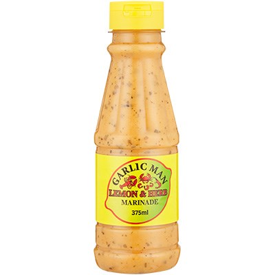 Garlic Man Lemon & Herb Marinade 375ml