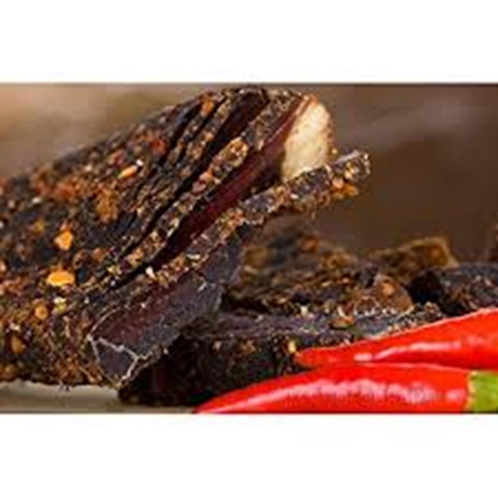 Springbok Spicy Hot and Fatty Biltong 250g – Springbok Foods