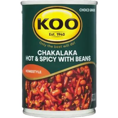 Koo Chakalaka Hot & Spicy Beans 410g