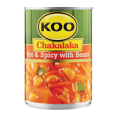 Koo Chakalaka Hot & Spicy Beans 410g