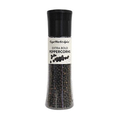 Large Grinder Extra Bold Black Peppercorns 185g