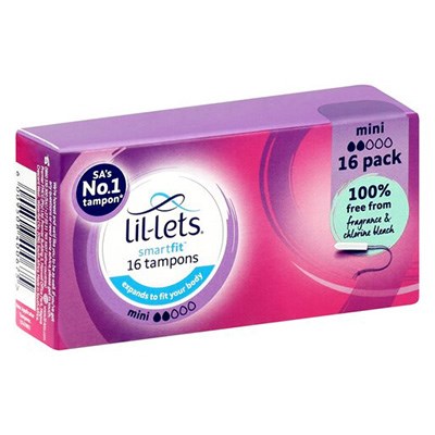 Lil-Lets Tampon Non Appl Mini 16 pack