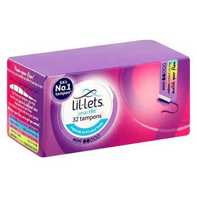 Lil-Lets Tampon Non Appl Mini 32 pack