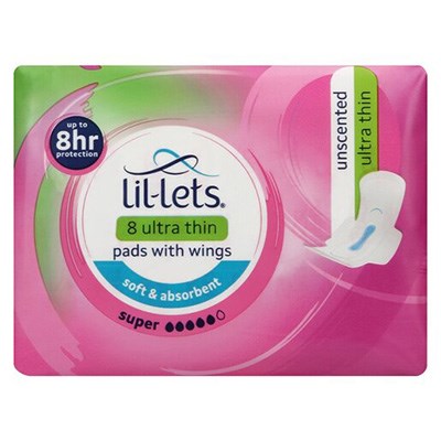 Lil-Lets Ultra Thin Pads Super 8 pack